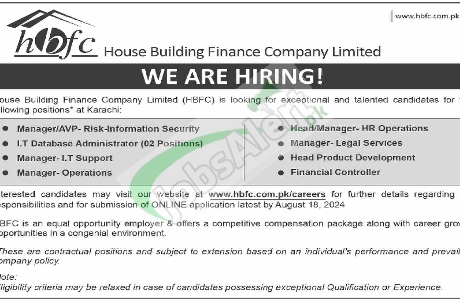 HBFC Jobs