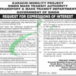 Transport & Mass Transit Department Sindh Jobs