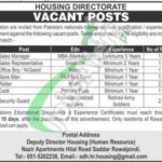 Housing Directorate GHQ Rawalpindi Jobs