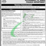 Finance Department Sindh Jobs
