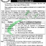 Punjab Municipal Development Fund Company Jobs