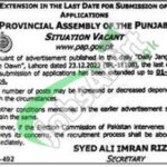 Provincial Assembly of Punjab Jobs