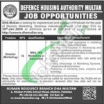 DHA Multan Jobs