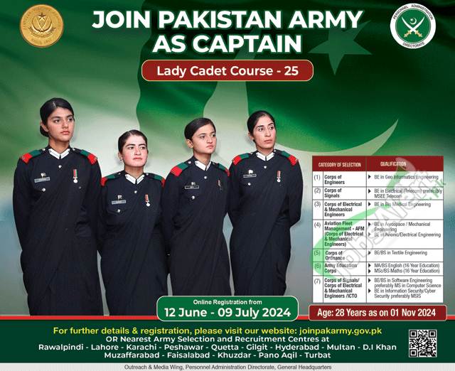 Lady Cadet Course