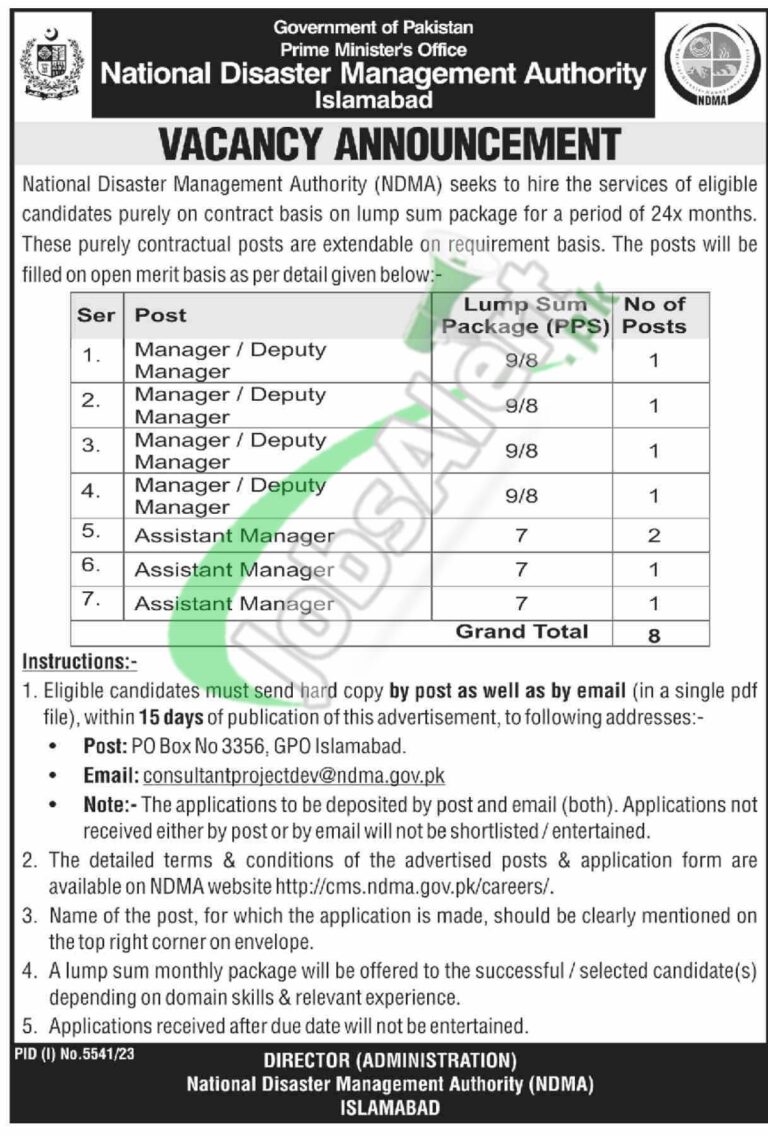 Latest Government Jobs in Pakistan 2024