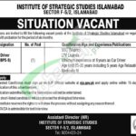 Institute of Strategic Studies Jobs