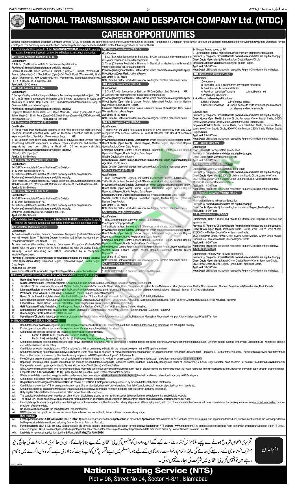 NTDC Jobs