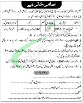 Matric Pass Apply In School Of Artillery Nowshera Cantt Jobs 2024 ...