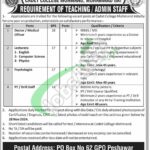 Cadet College Mohmand Jobs