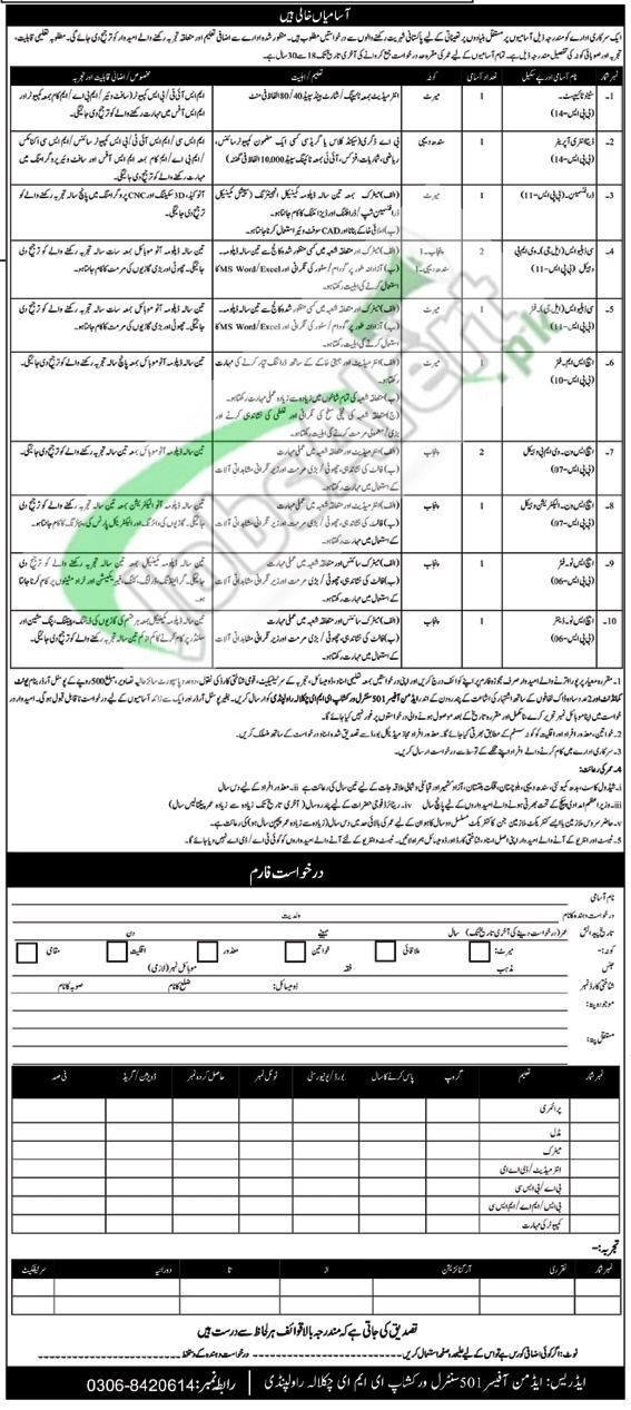 Pak Army Civilian Jobs