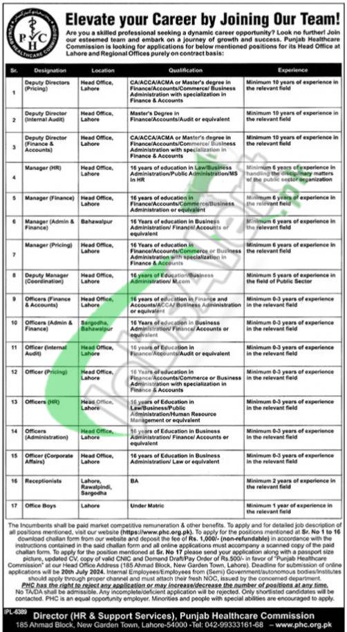 PHC Jobs