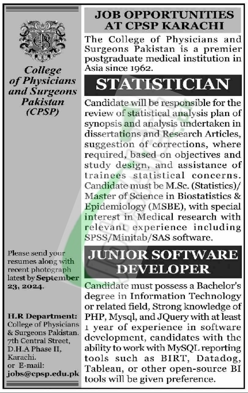 College of Physicians and Surgeons Pakistan