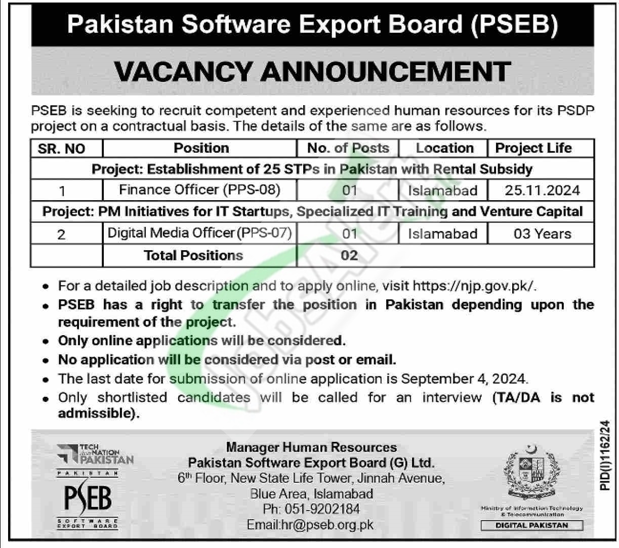 pseb jobs