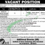 www.ist.edu.pk Jobs