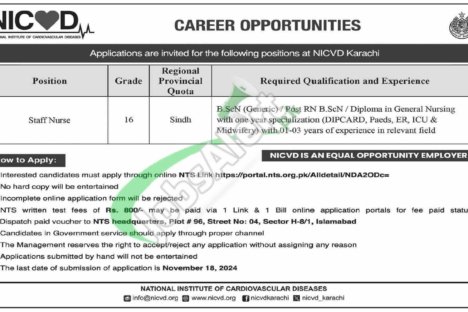 NICVD Jobs