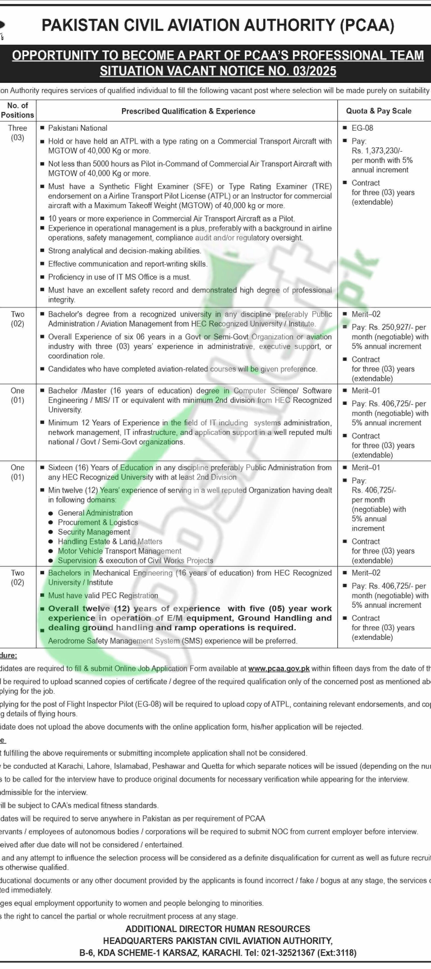 Civil Aviation Jobs