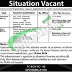 PO Box 95 GPO Rawalpindi Jobs