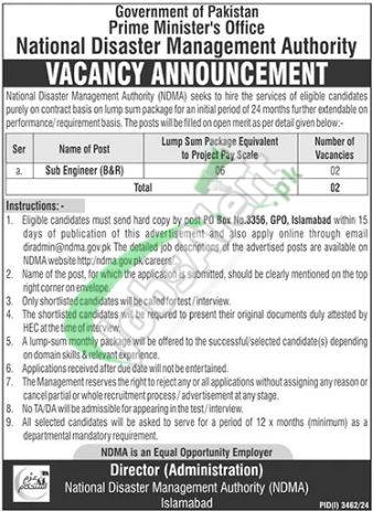 NDMA Jobs