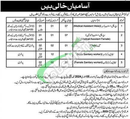 CMH Abbottabad Jobs