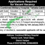 CMH Tarbela Jobs