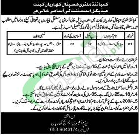 CMH Kharian Jobs