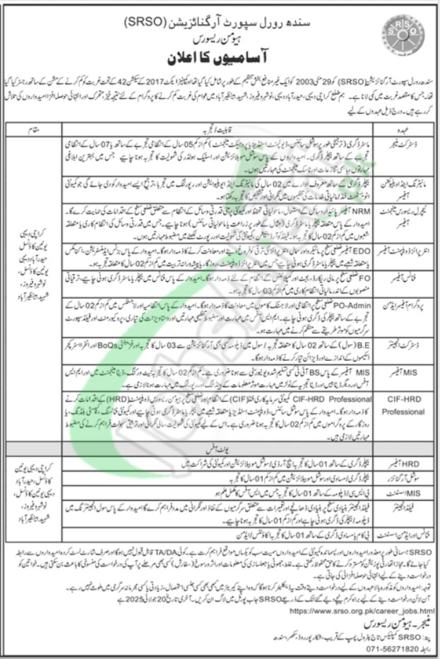 SRSO Jobs