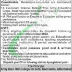 Army Burn Hall College Jobs