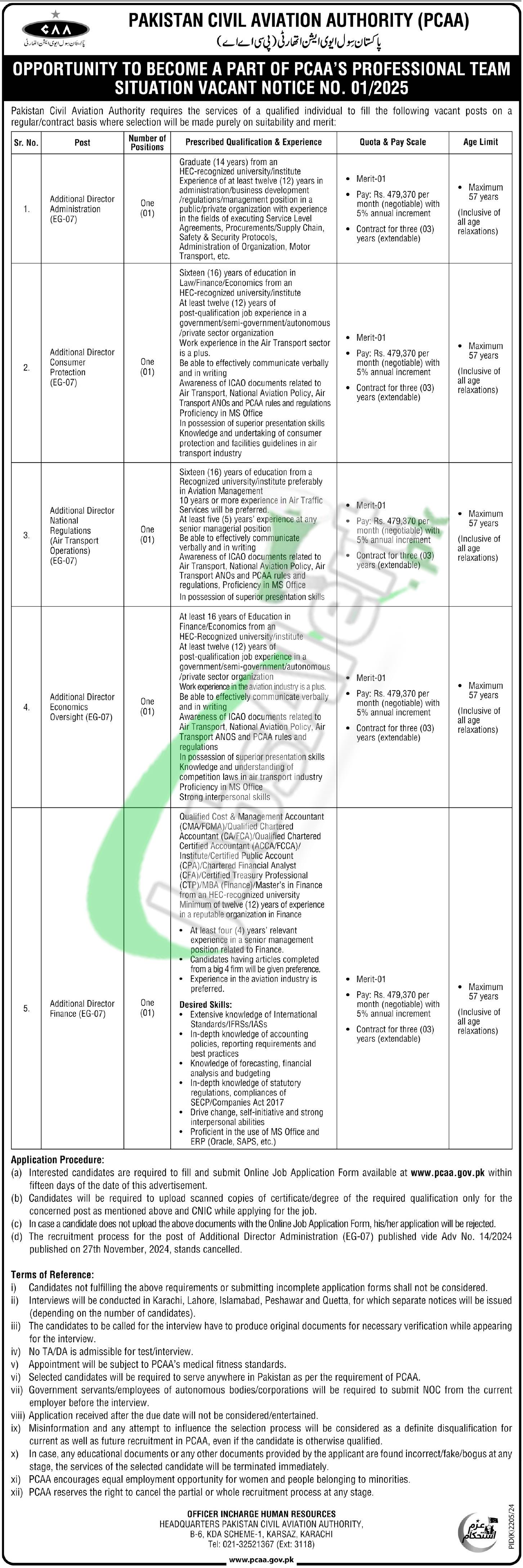 CAA Application Form