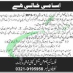 Nowshera Fixed Communication Signal Company Jobs