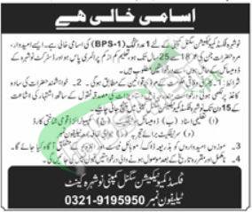 Nowshera Fixed Communication Signal Company Jobs