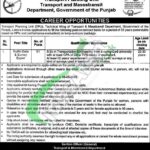 Transport Department Punjab Jobs