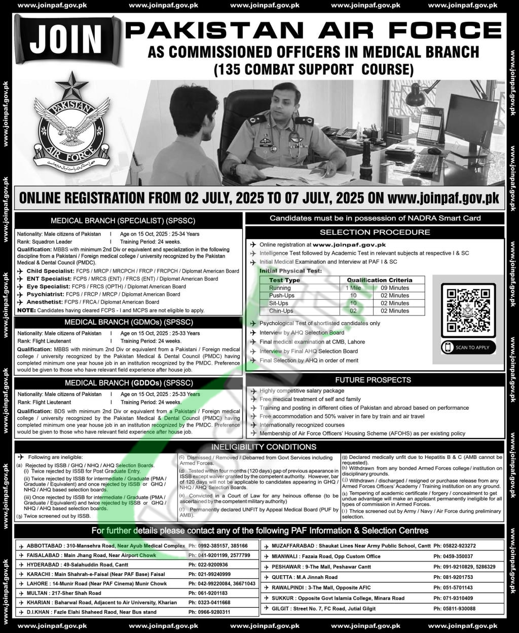 Join PAF as Doctor