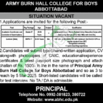 Army Burn Hall College Jobs