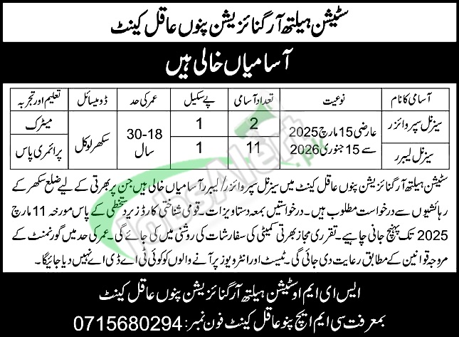 CMH Pano Aqil Jobs