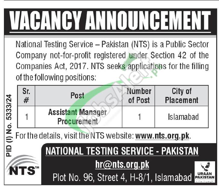 Jobs in National Testing Service