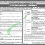 Health Department Sindh Jobs