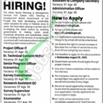 Urban Unit Punjab Jobs