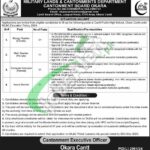 Cantonment Board Okara Jobs