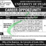 Swabi University Jobs