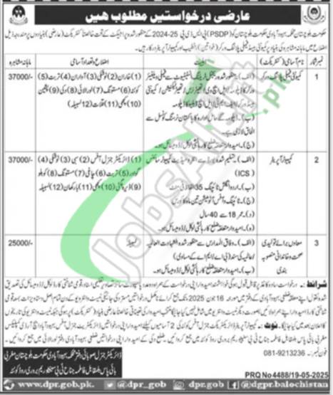 Population Welfare Department Balochistan Jobs