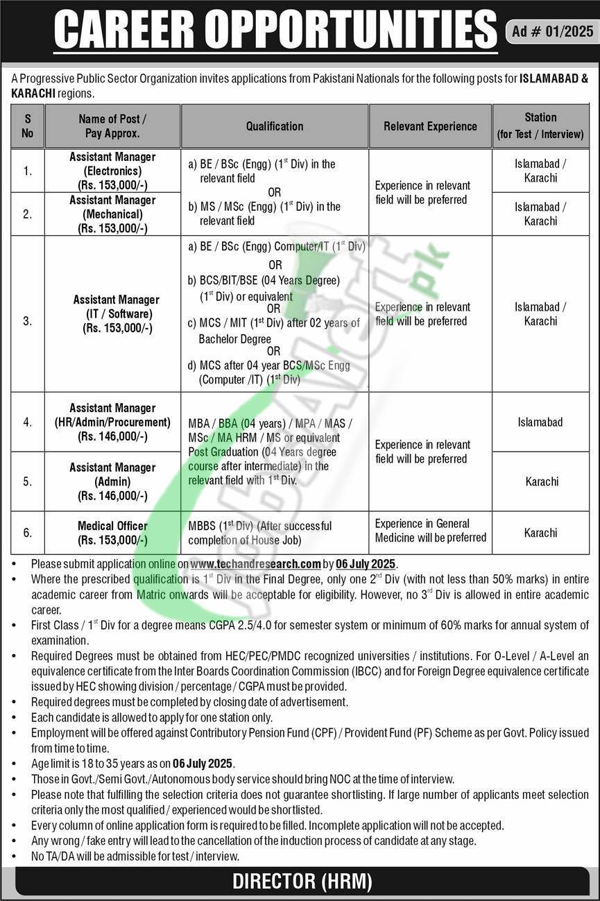 Tech and Research Jobs