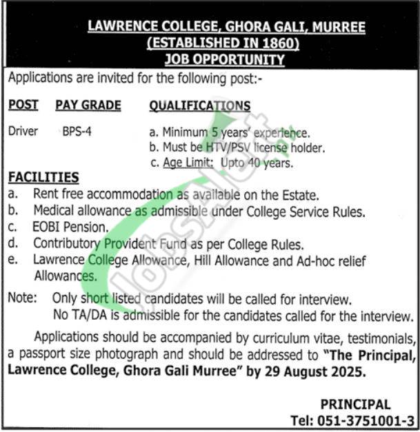 Lawrence College Jobs