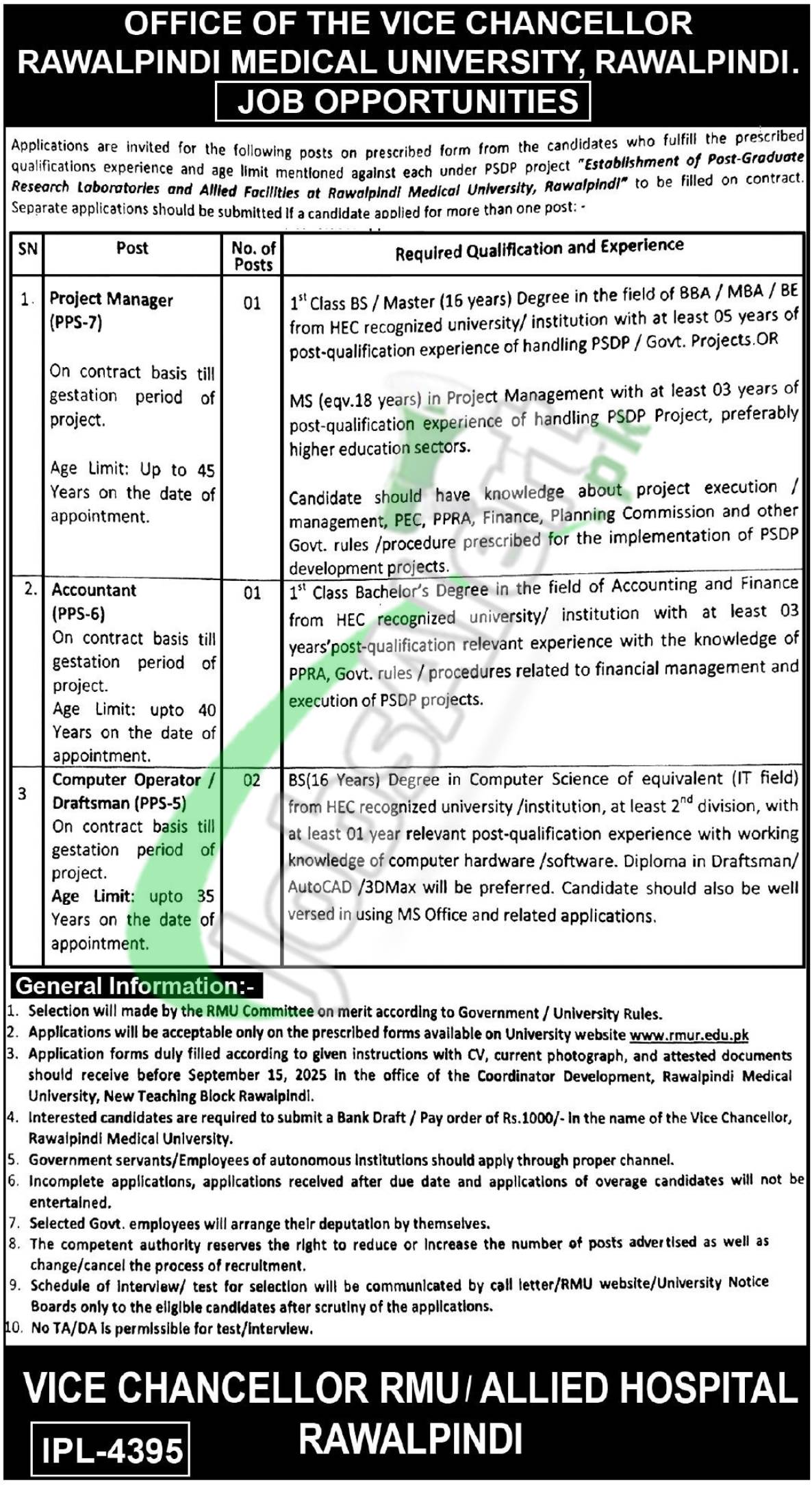 RMU Jobs