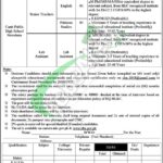 Cantonment Board Nowshera Jobs