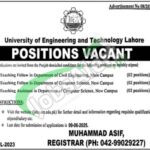 University of Engineering & Technology Lahore Jobs