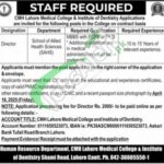 CMH Medical College & Institute of Dentistry Lahore Jobs