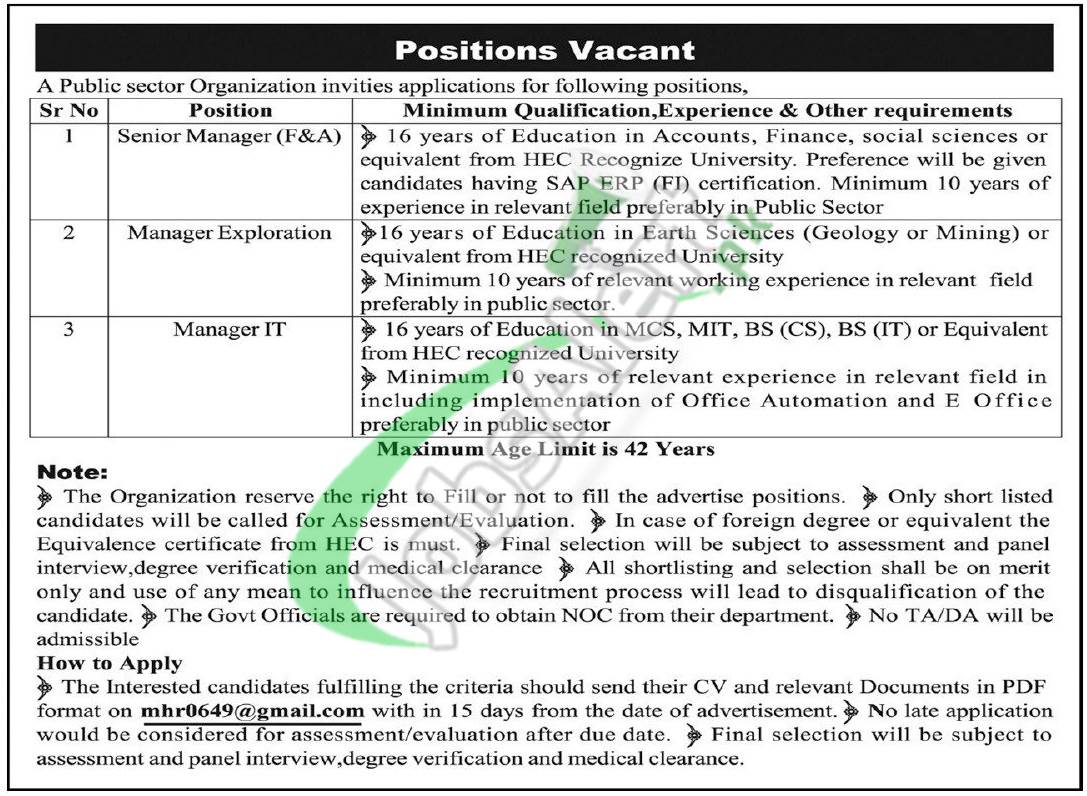 Public Sector Organization Careers