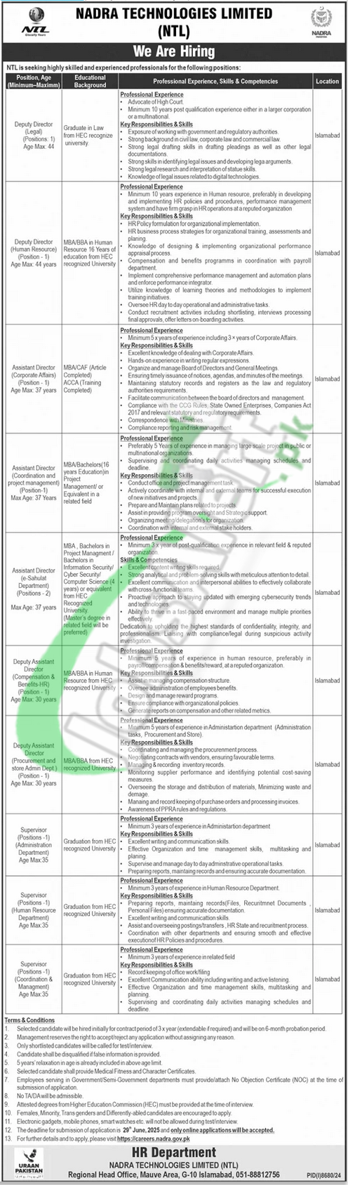 NTL Jobs