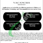Ministry of Information Technology Jobs