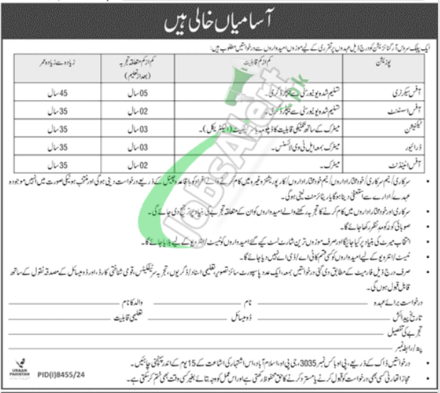 PO Box 3035 Islamabad Jobs